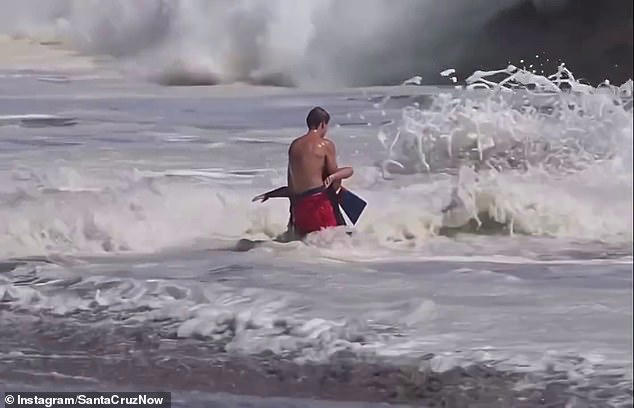 Father of boy rescued from California surf speaks out