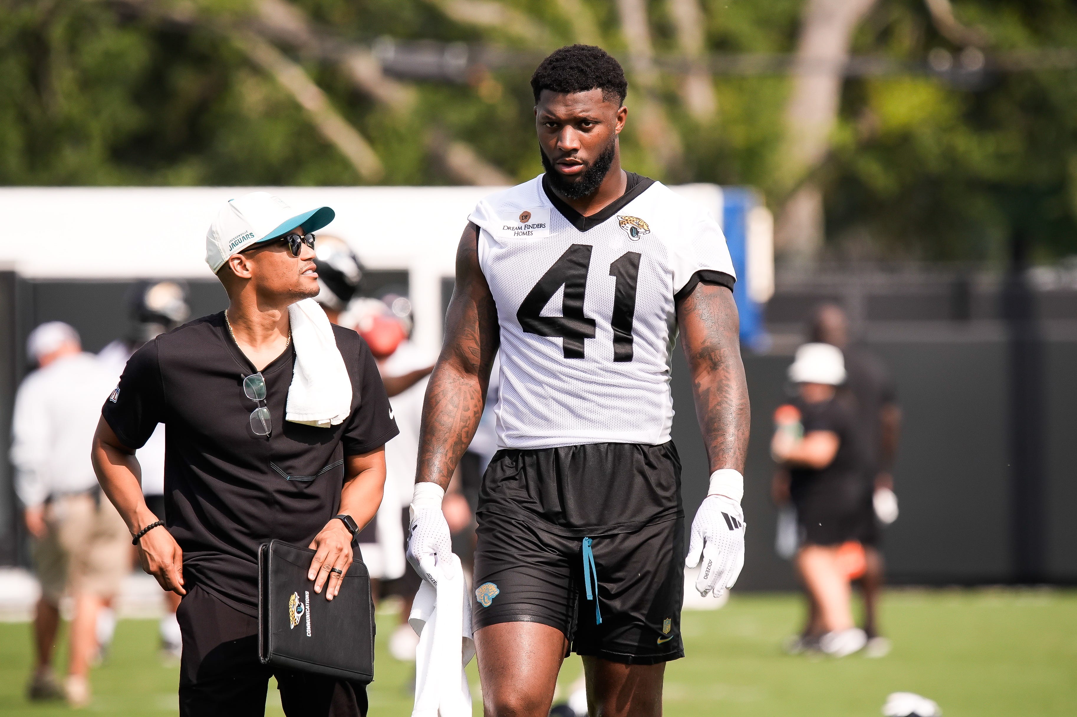 Jaguars' Josh Hines-Allen received affirming text ahead of training camp