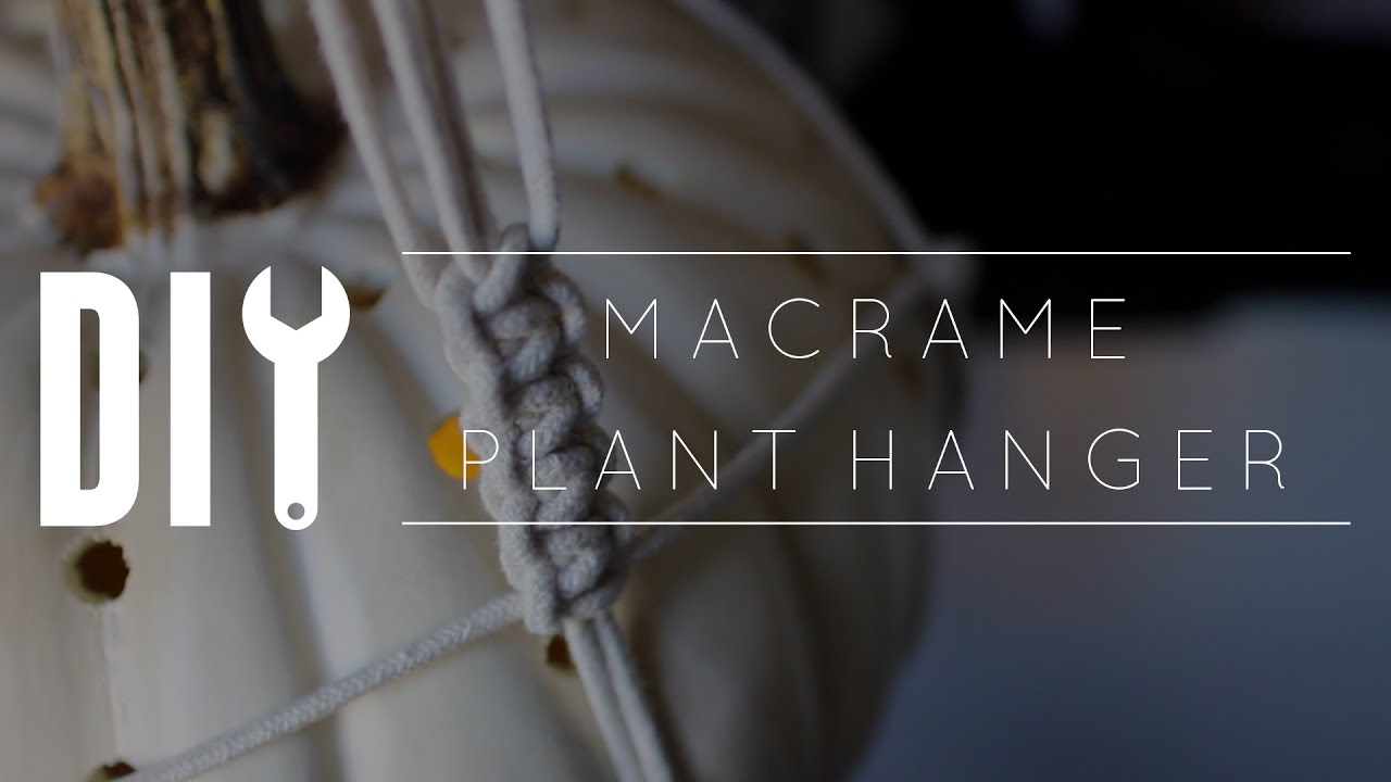 An easy DIY macrame project for your home