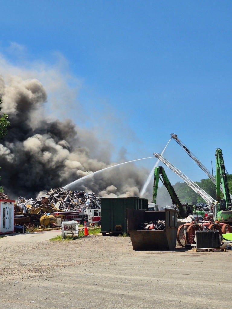 Crews battle fire in Akron, AFD tells nearby residents to shelter in place