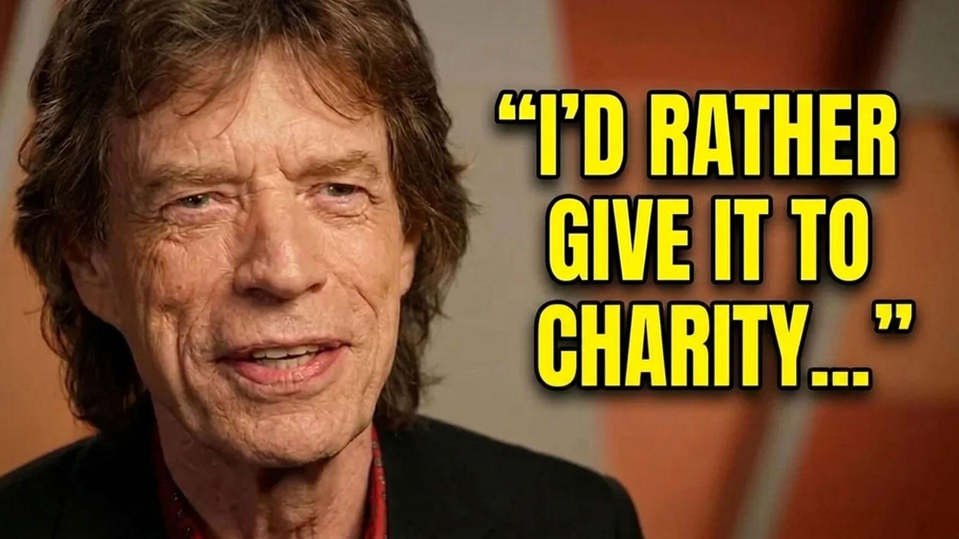 Mick Jagger explains why his kids won't get his $500M catalog