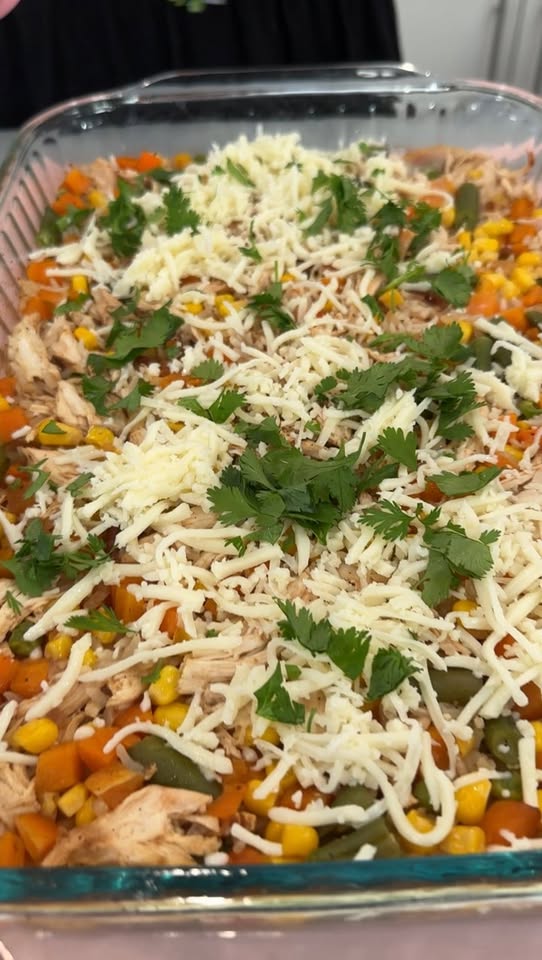 Easy one pan chicken and rice dinner