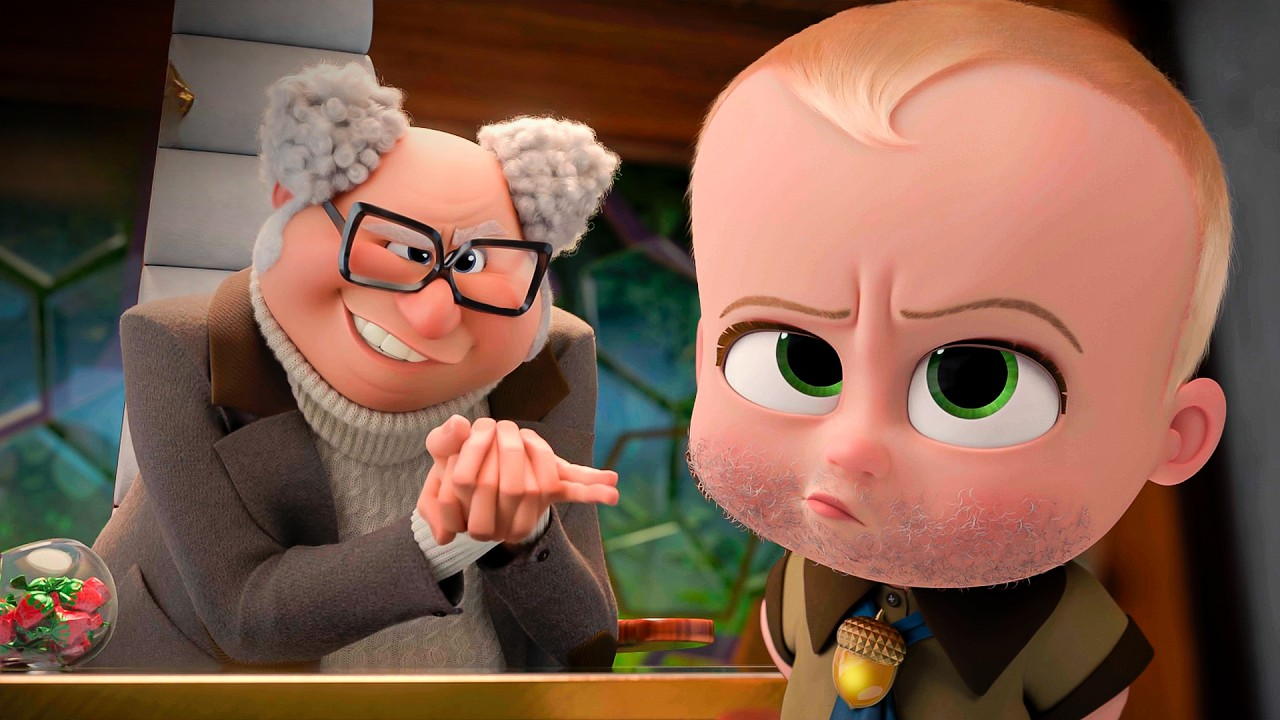 Boss Baby comes face to face with Armstrong (full scene) | The Boss ...
