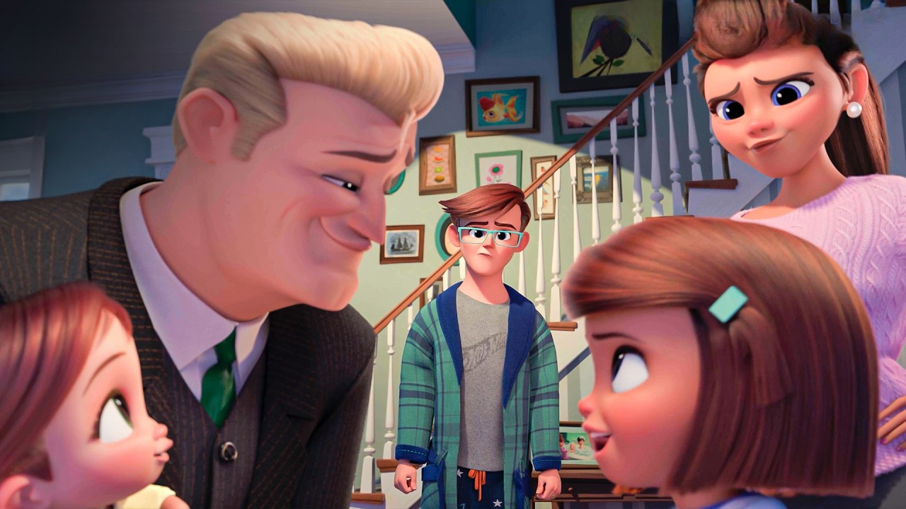 The moment adult Tim and Ted reunite | The Boss Baby: Family Business