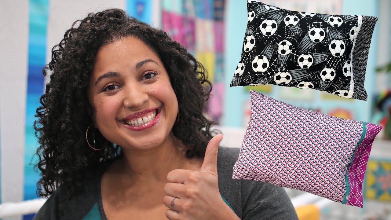 Easy travel size pillowcase sewing tutorial