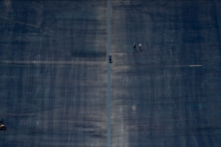 Reflecting Pool track marks revealed in new aerial shots after Trump's ...