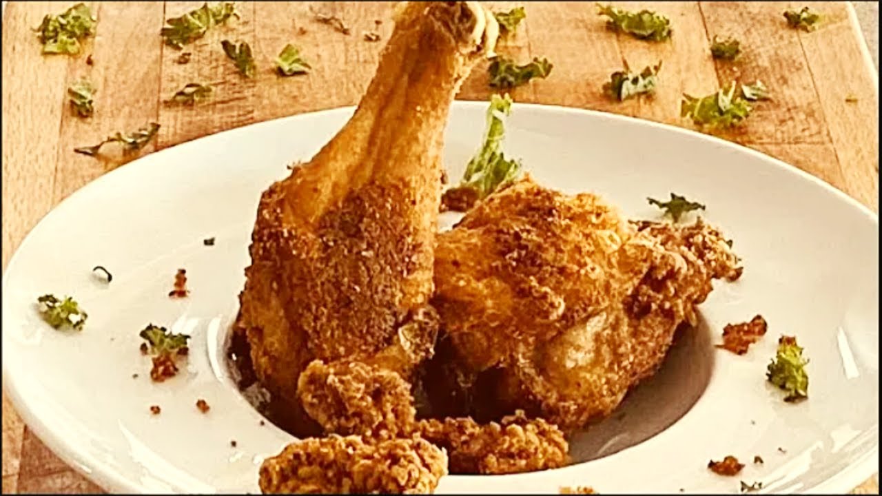 Crispy KFC style keto fried chicken