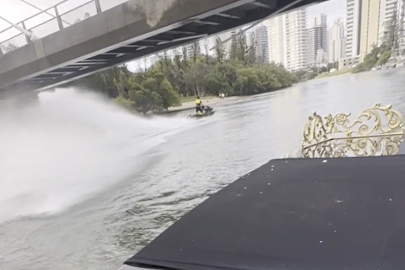 ‘We've been smashed many times': Jet ski hoons terrorise boats on the Gold Coast