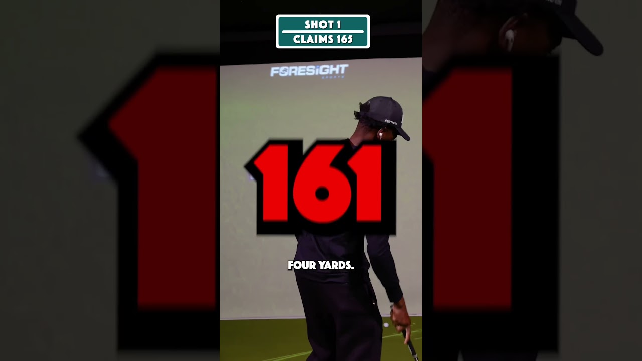 Stone's challenge: 165 yards with a 9 iron!