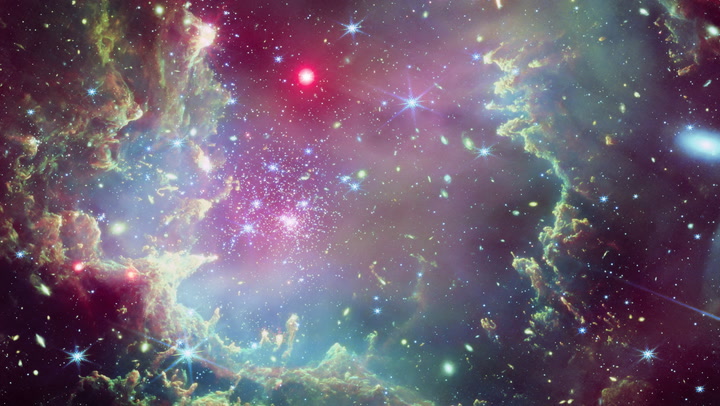 Chandra X-ray telescope reveals star cluster that looks like a cosmic ...