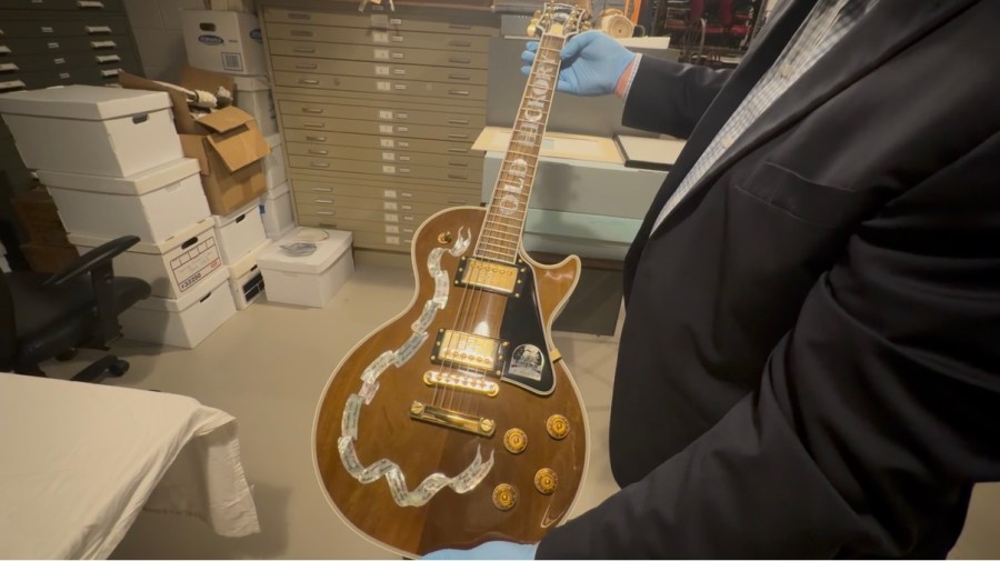 The Hermitage trees turned guitars following historic 1998 tornado