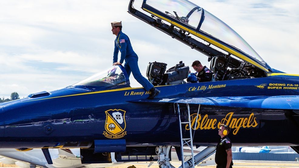 Blue Angels start practice flights as protesters urge Seafair to halt air shows