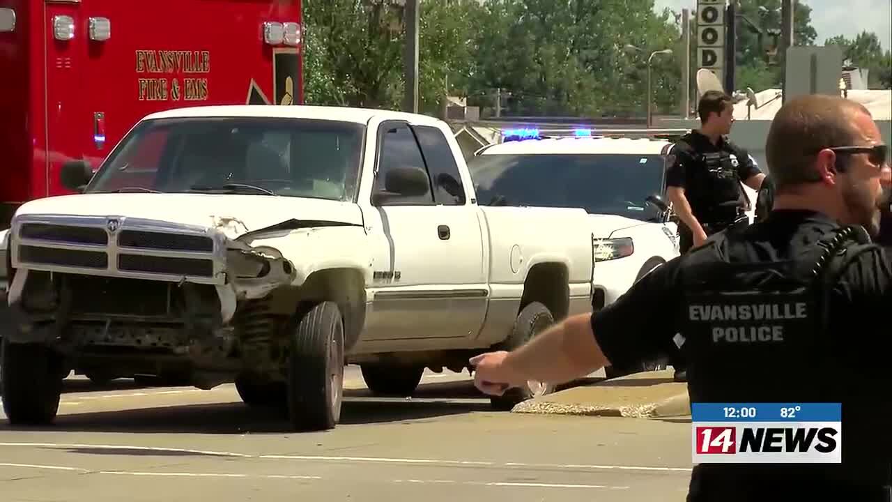 Watch: Viewer video shows police pin driver of stolen truck; suspect named