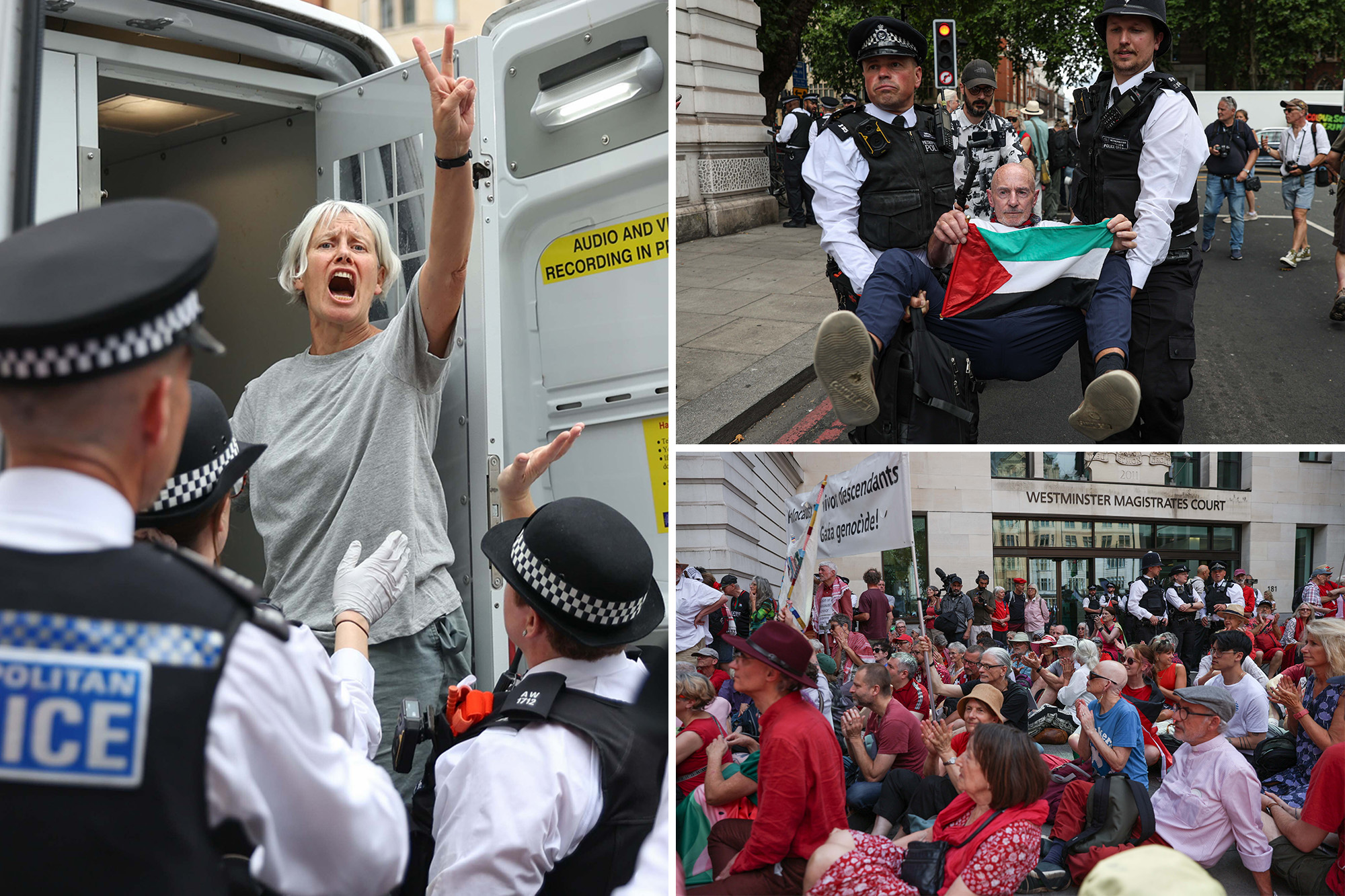 Dozens arrested in London after supporting banned Palestine Action ...