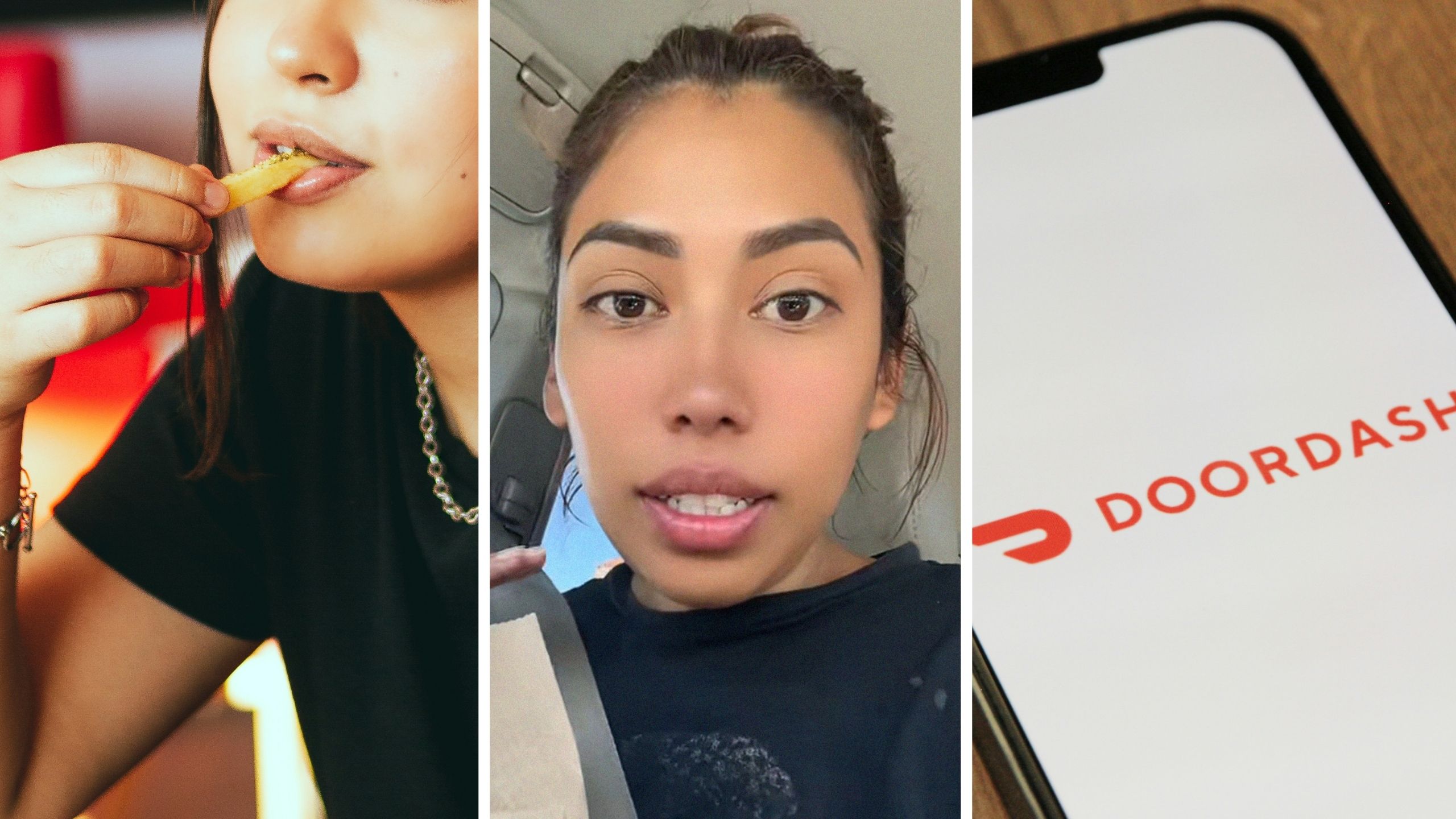 Woman picks up own food, eats a fry. Then a stranger assumes she's DoorDash, says something shocking: ‘That's why people should mind their business'