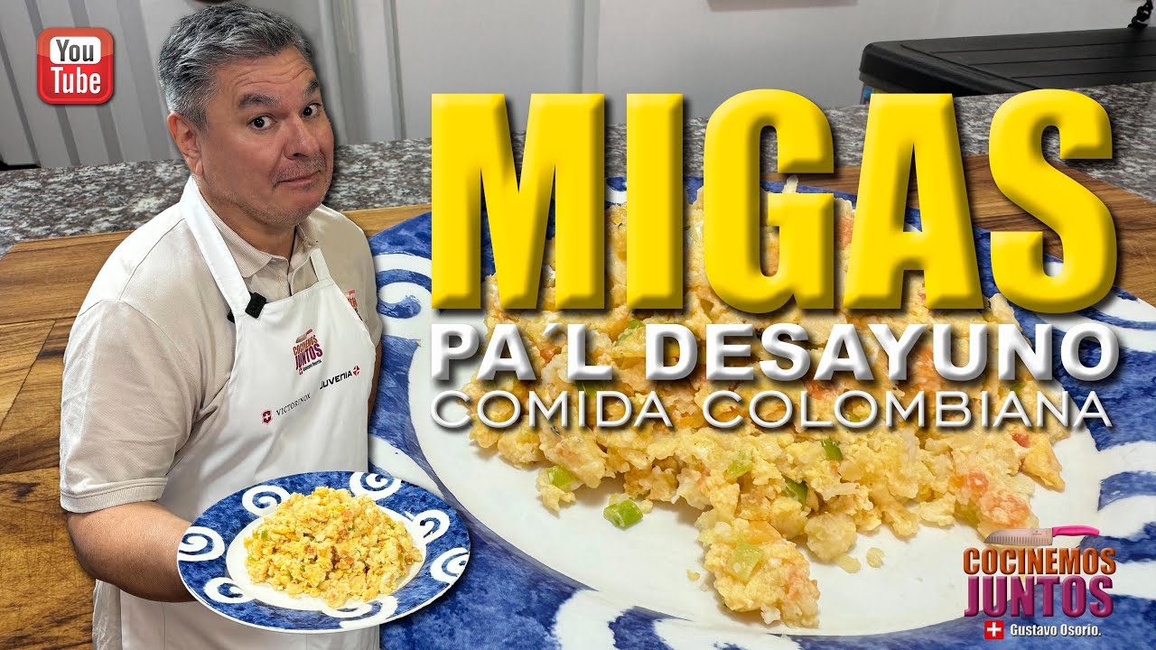 Como hacer unas MIGAS PARA DE AREPA PARA EL DESAYUNO 💯