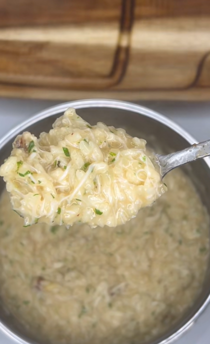Homemade crab stock rich, flavorful base for soups & seafood dishes