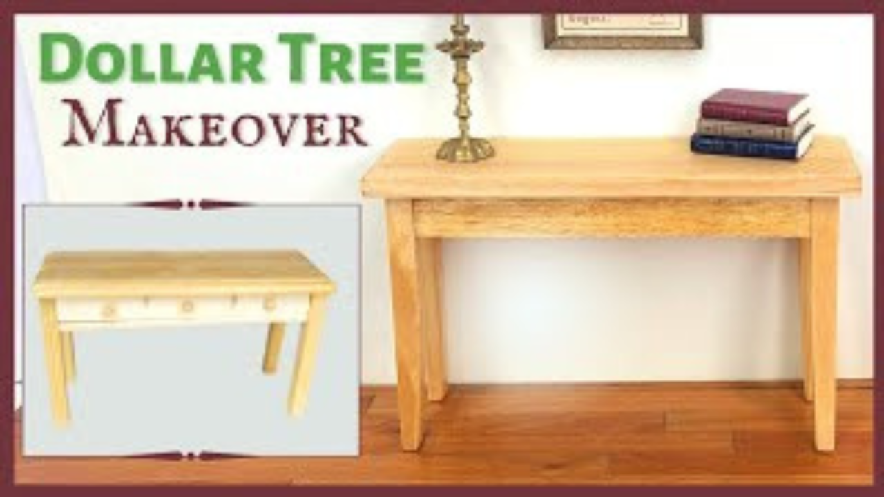 Giving DIY dollhouse furniture a creative transformation