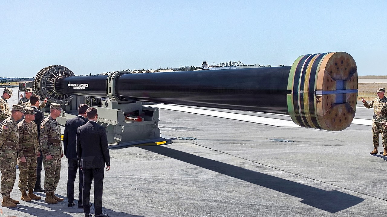 US testing super advanced electromagnetic rail gun system
