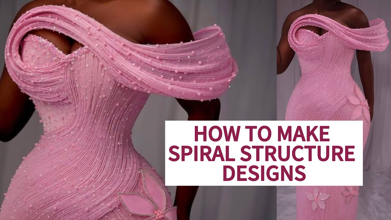 Creating trendy spiral structure designs step by step