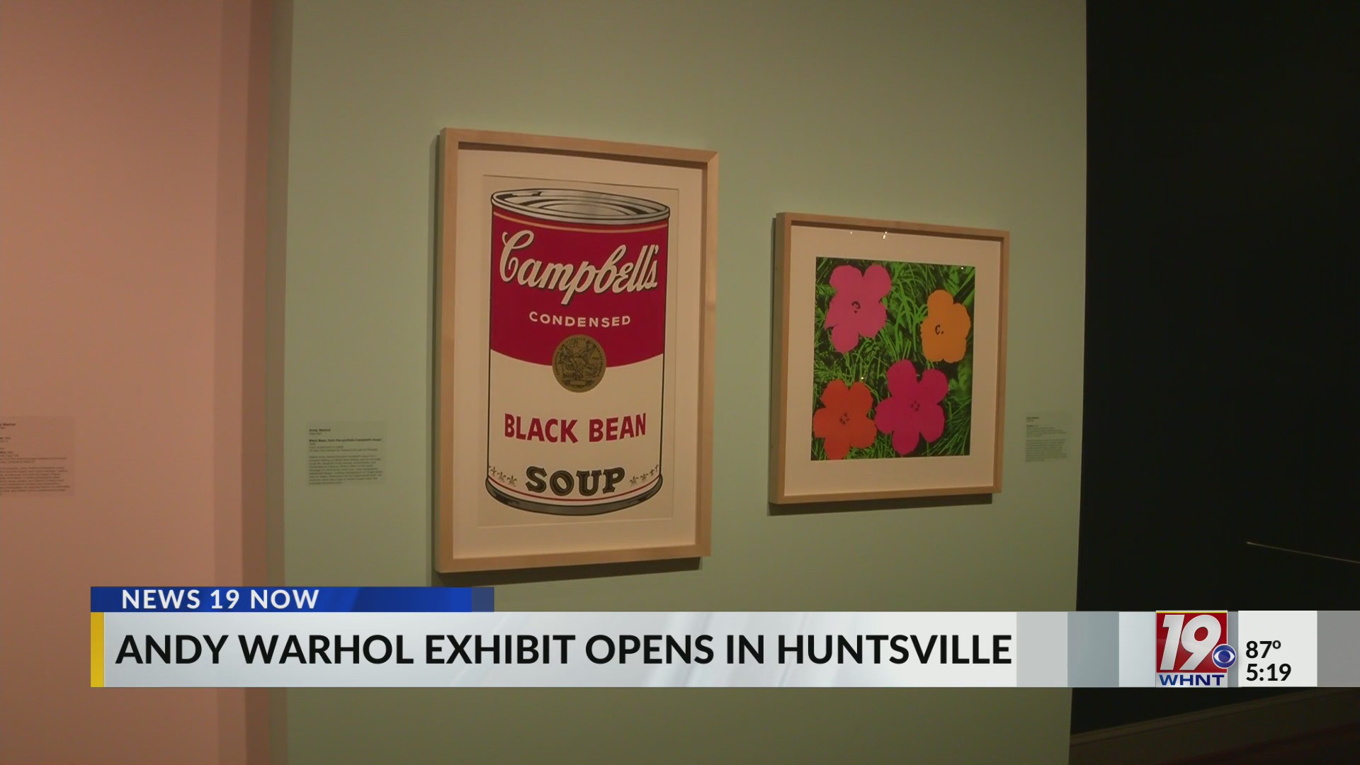 Andy Warhol exhibit opens in Huntsville | July 30, 2026 | News 19 at 5:00