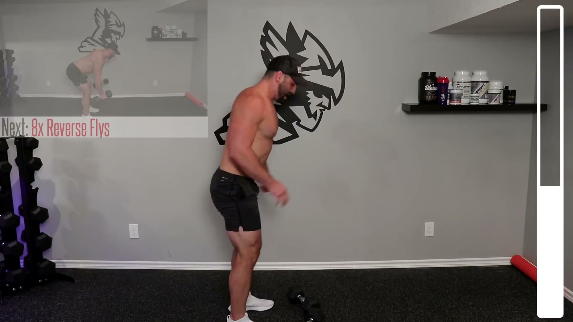 7min home back & biceps workout (dumbbells only!)