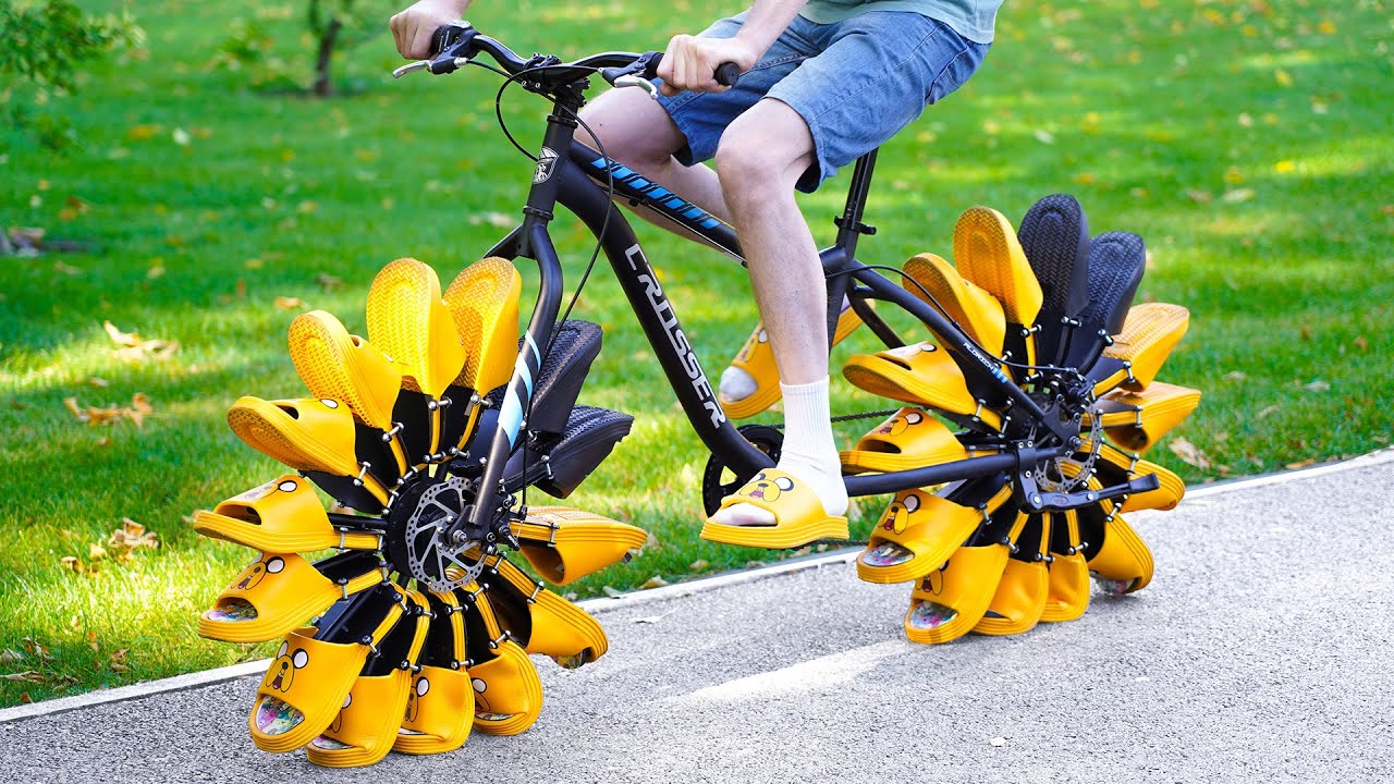 Truly unique slippers bicycle | Epic cycling