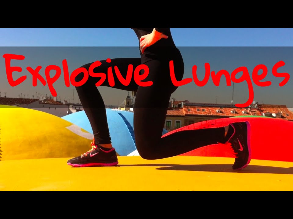 Explosive lunges | leg workout