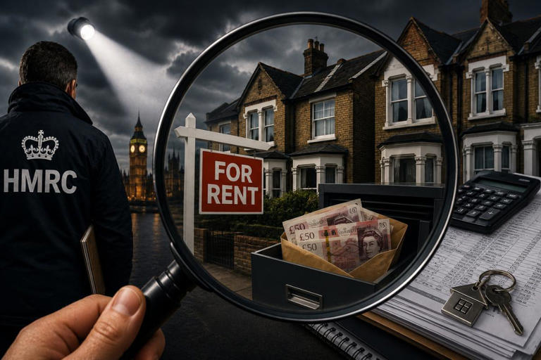 HMRC tax crackdown ©Editorial illustration created with ChatGPT OpenAI