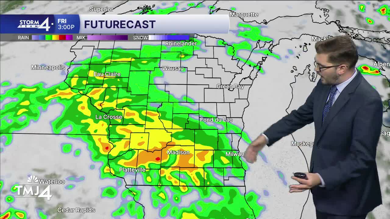 Soaking rain on the way