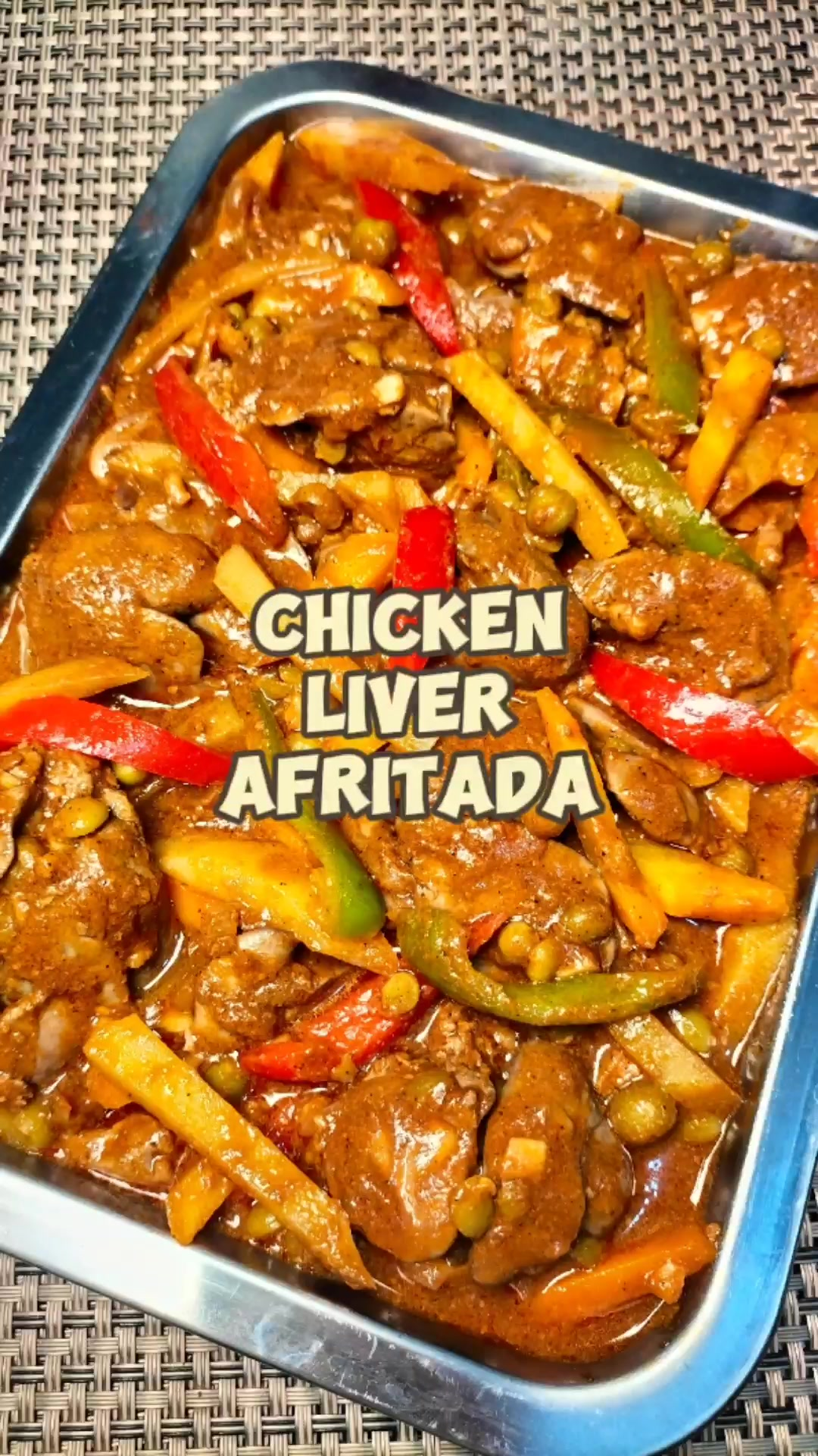 Creating a rich chicken liver afritada dish