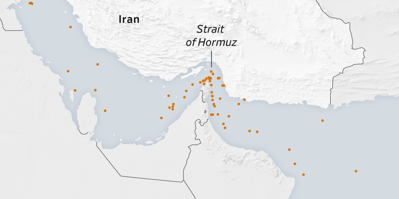 Tankers are being blown out of the water. See how Mideast strikes are piling up.
