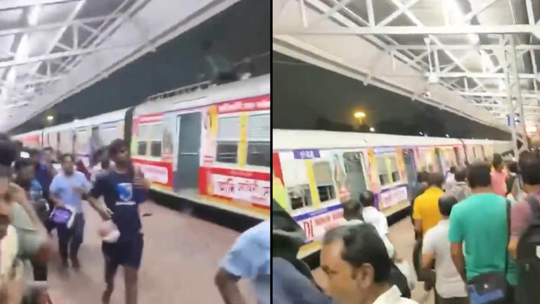 Kolkata viral video: Sparks, smoke and chaos after overhead wire snaps ...