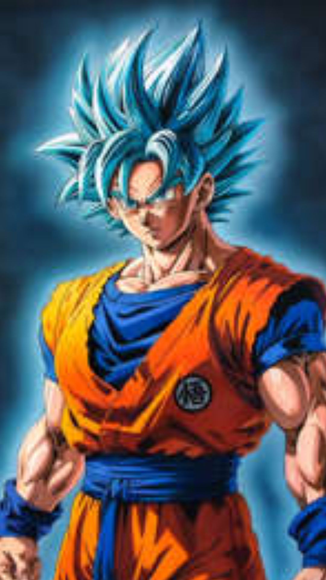 Drawing Goku Super Saiyan Blue with incredible detail