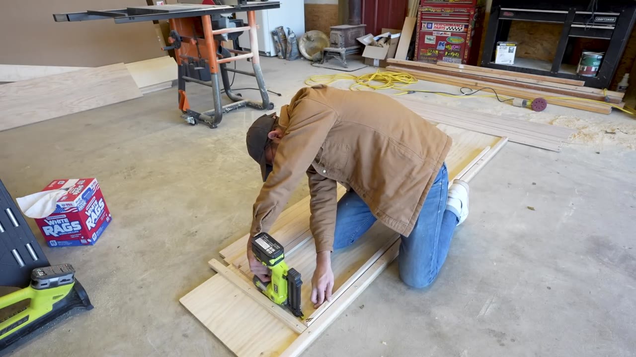 His wife rolled her eyes until the last screw went in