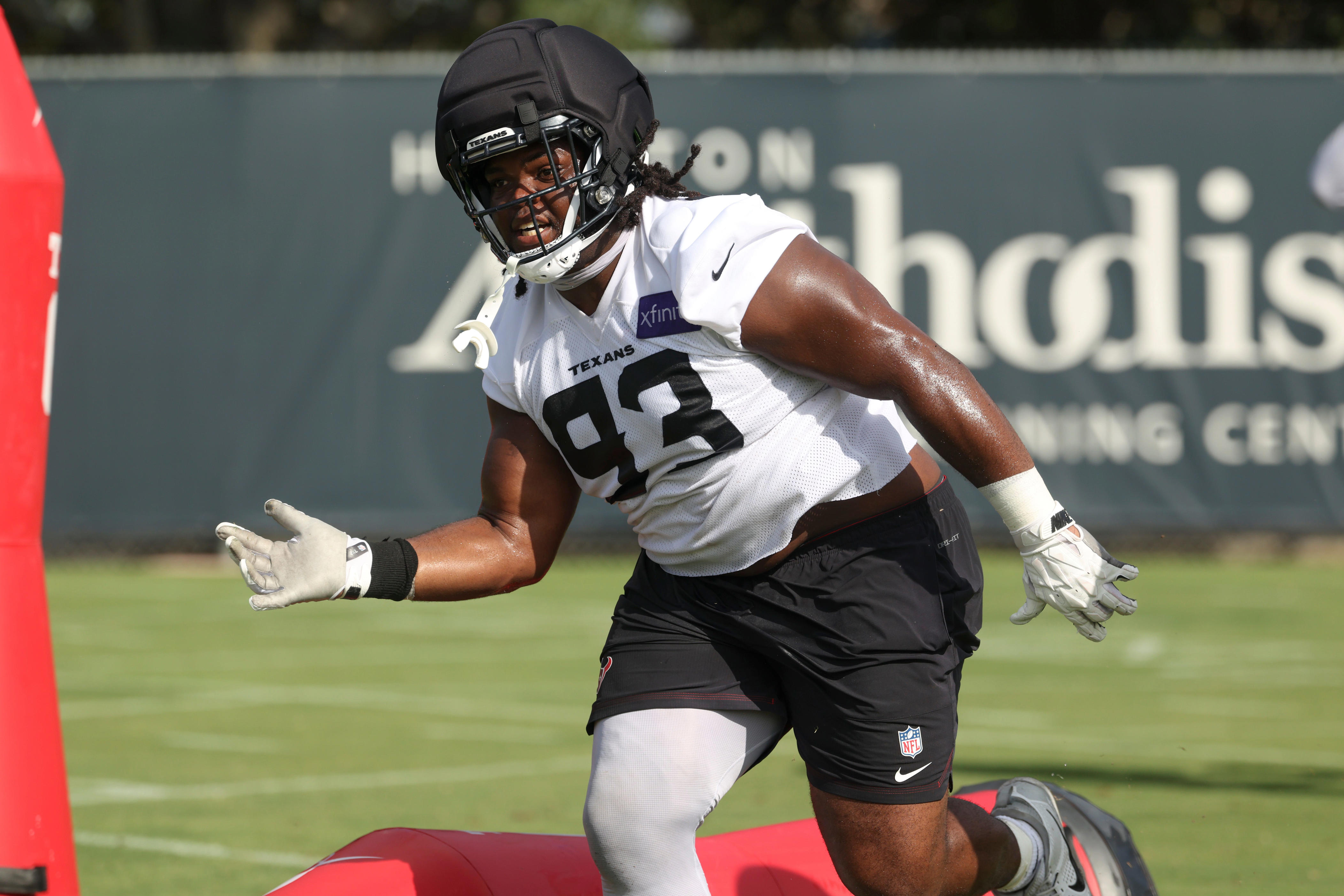 Texans DL Kayden McDonald back back practice following ankle injury ...