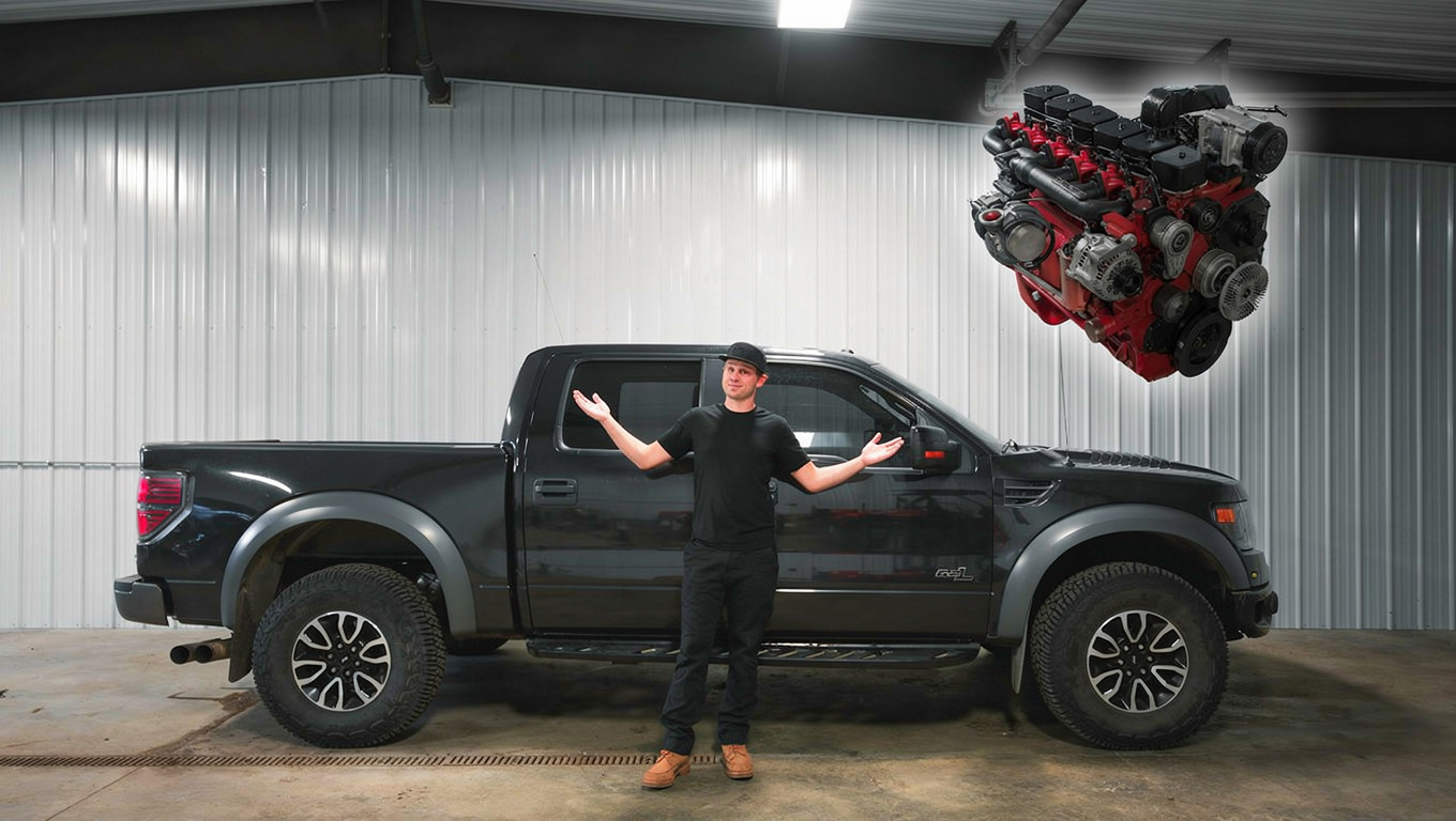 Building the Worlds First Cummins Swapped Raptor!
