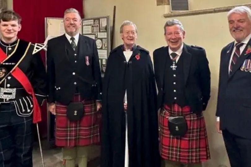 Bagpipe band set to blast alien invaders off the moon with cosmic tunes
