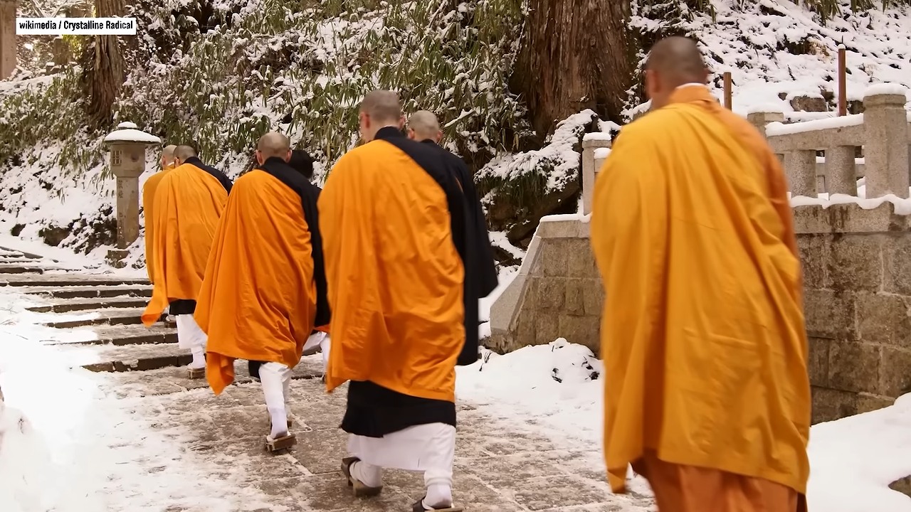 They ate tree bark for 3,000 days... then sealed themselves alive