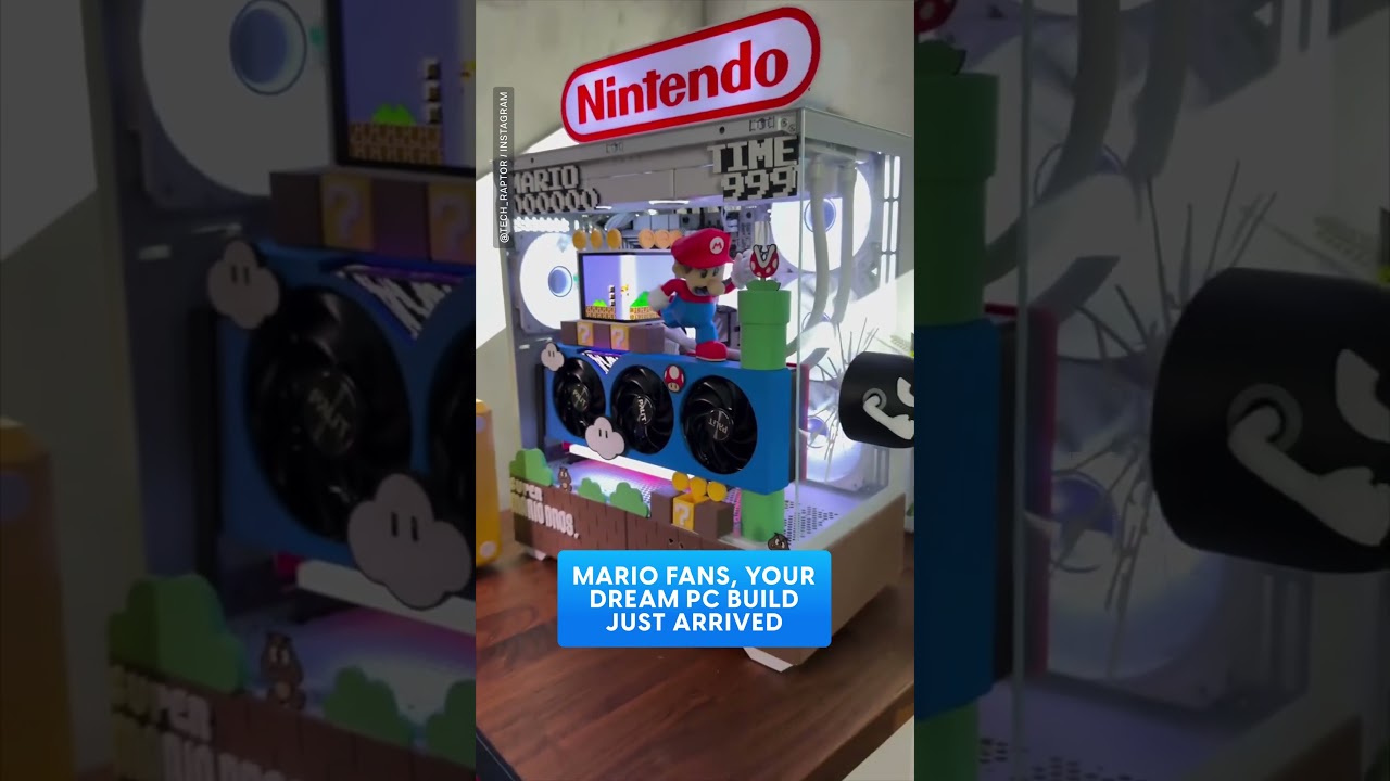 Mario fans get the custom PC build of their dreams
