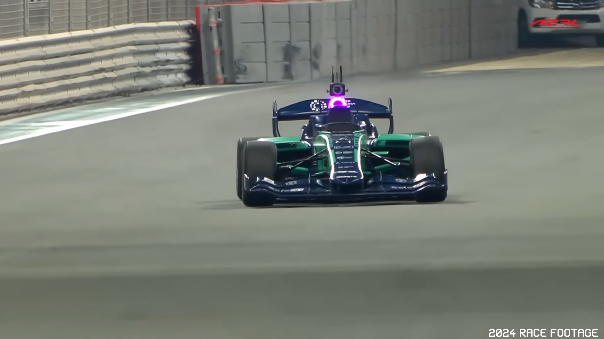 Watch what happens when engineers let AI drive a real race car