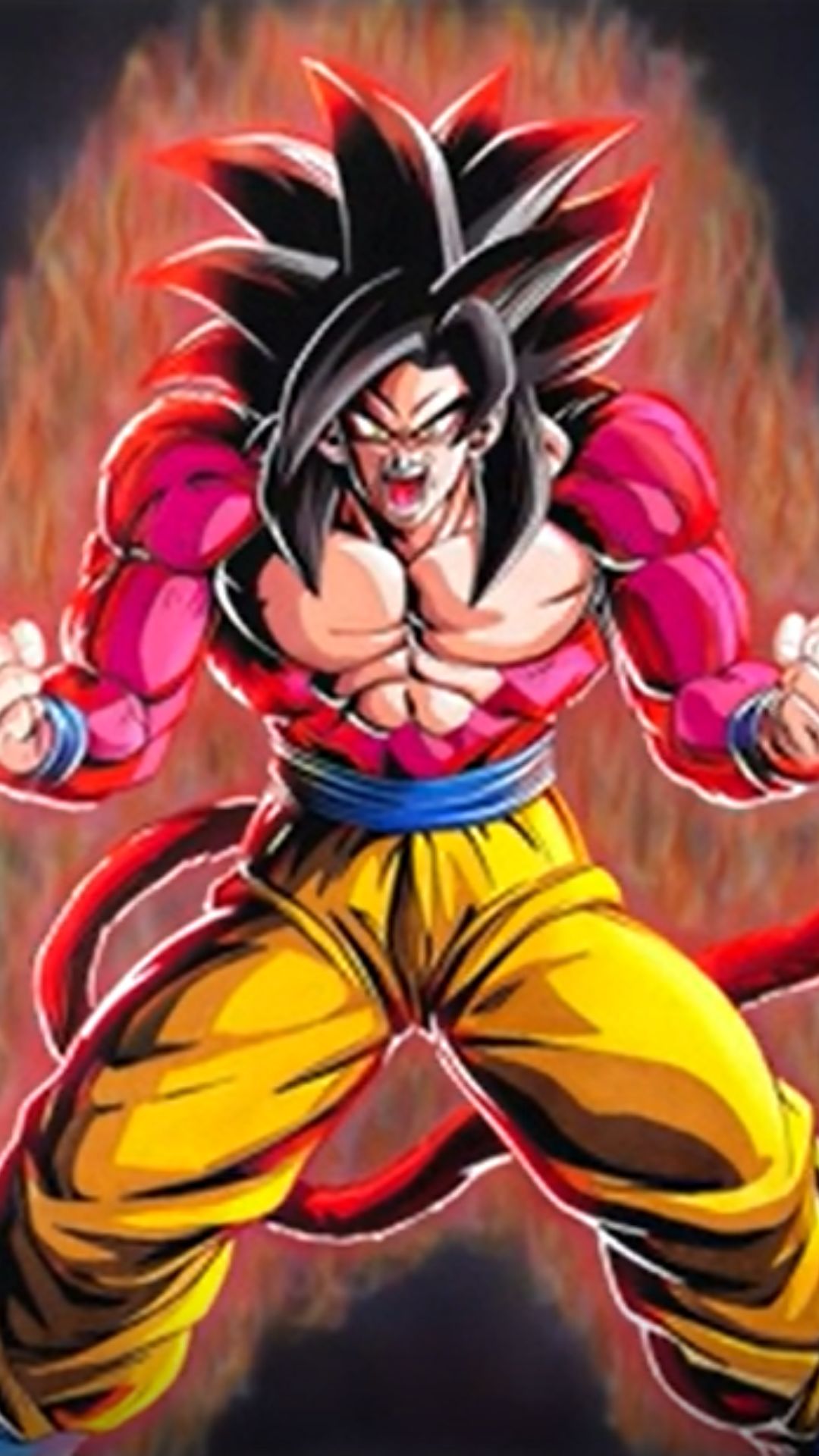 Unleashing Goku Super Saiyan 4 in an epic speed drawing