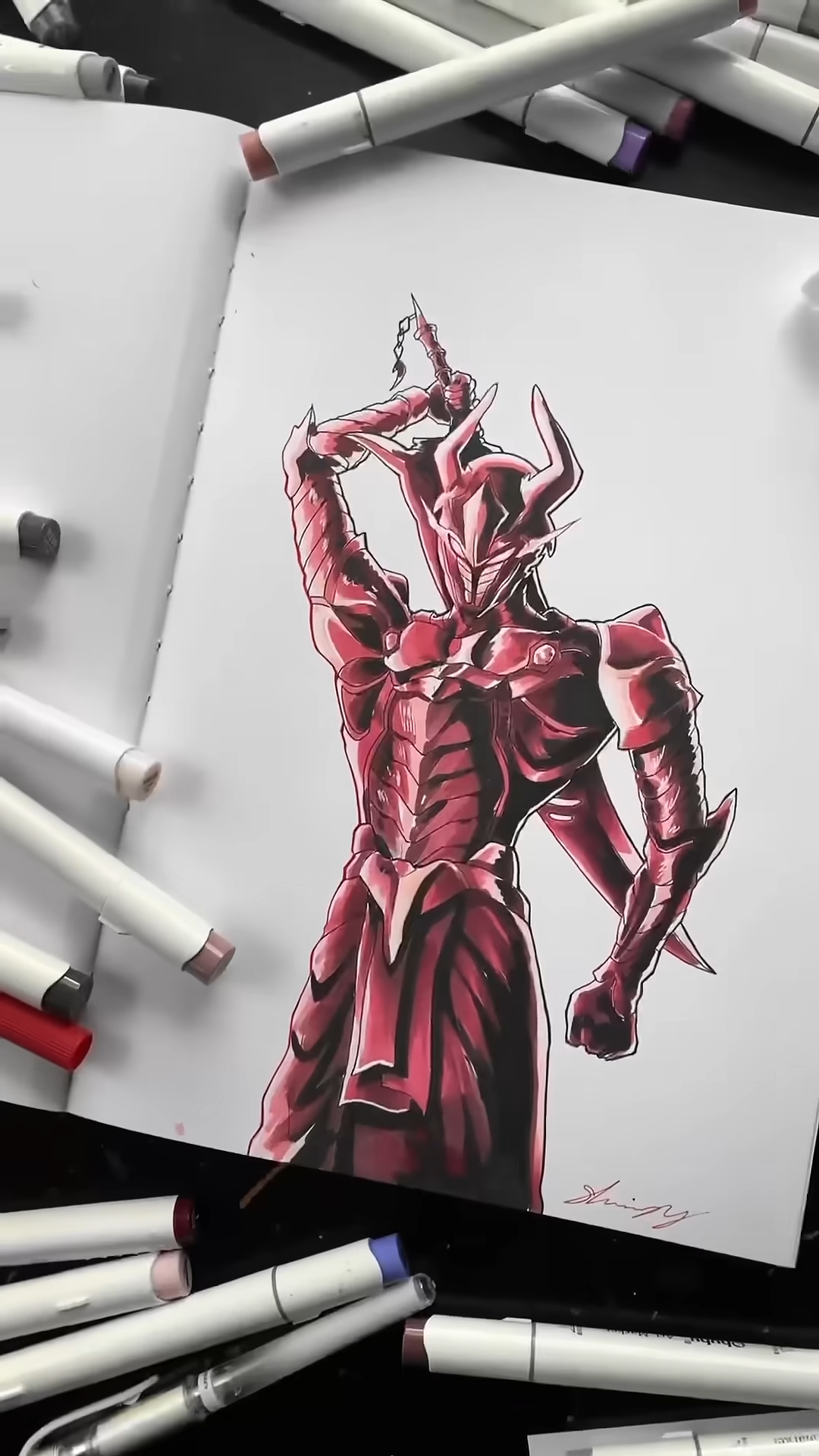 Turning a complex fan Roblox character into paper art