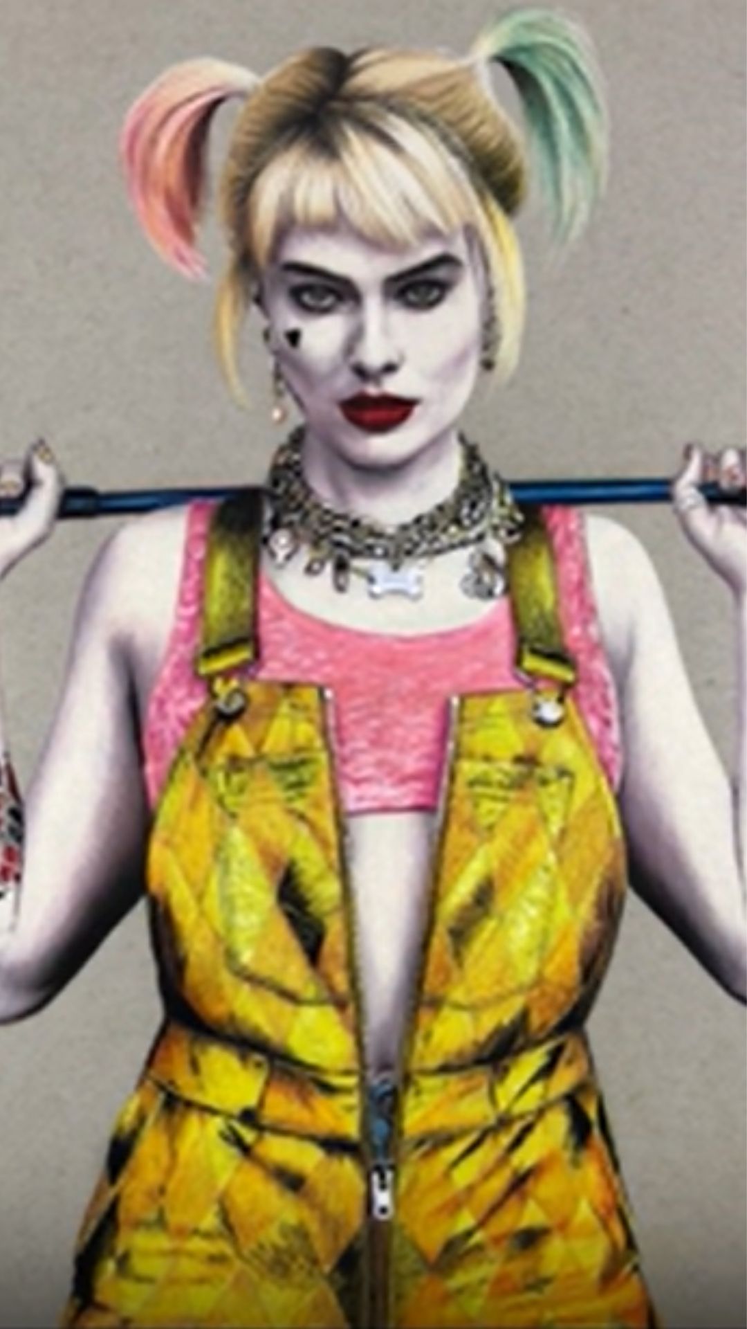 Harley Quinn comes to life in this colorful fan art