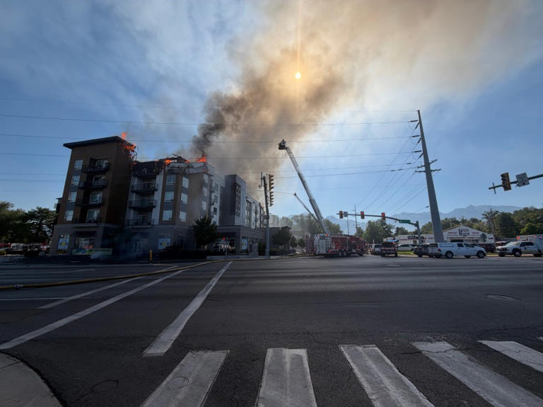 Over 200 residents displaced after apartment fire in Midvale