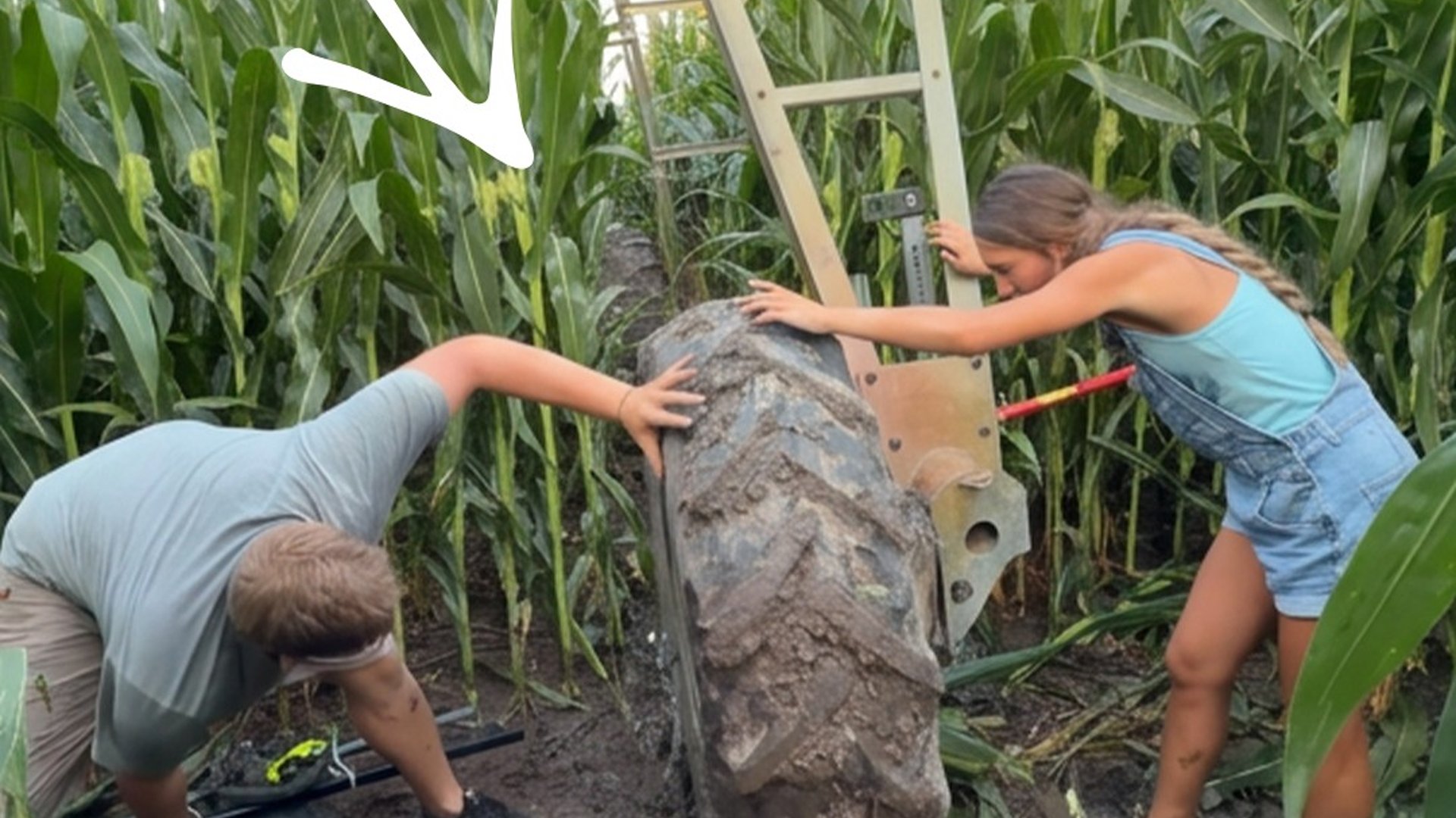 Fixing the pivot on the farm