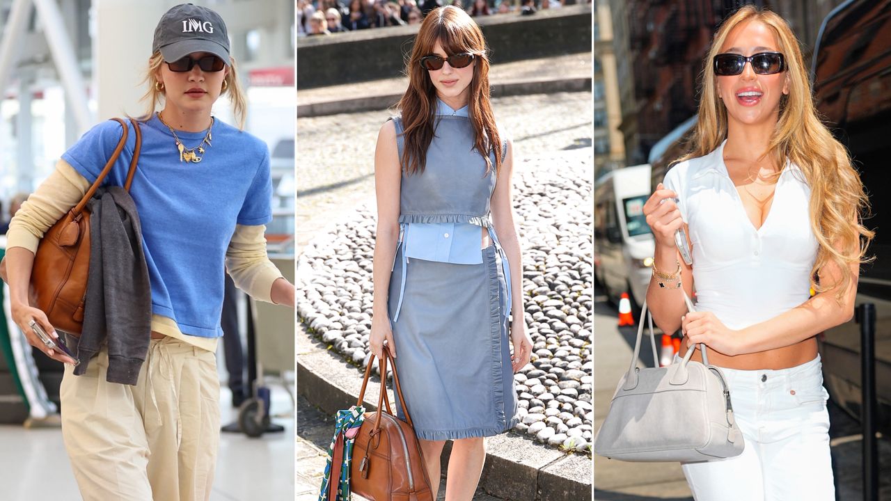 Miu Miu's take on the bowling bag trend strikes in the celebrity style game