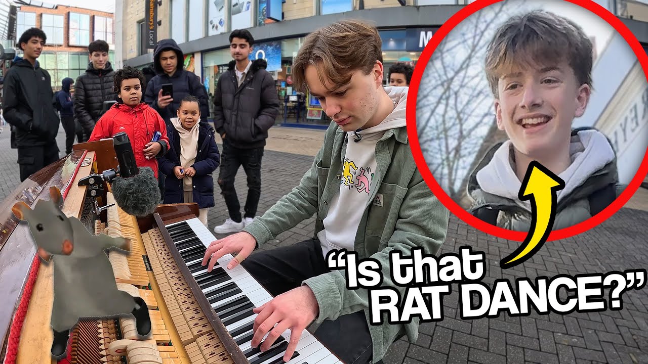 Strangers react to the viral rat dance theme