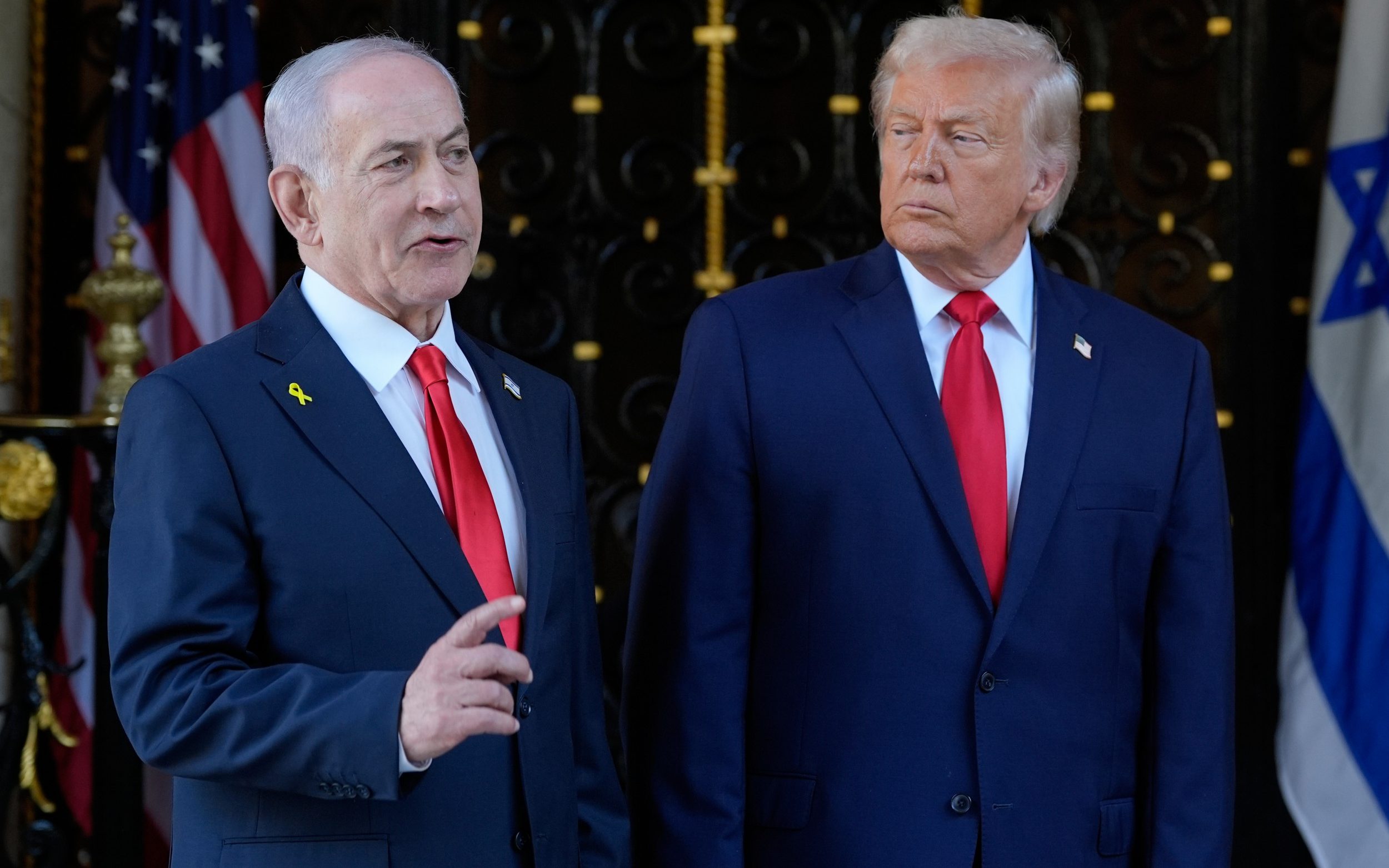 Donald Trump and Benjamin Netanyahu may use a land blockade to squeeze Tehran’s economy - Alex Brandon/AP