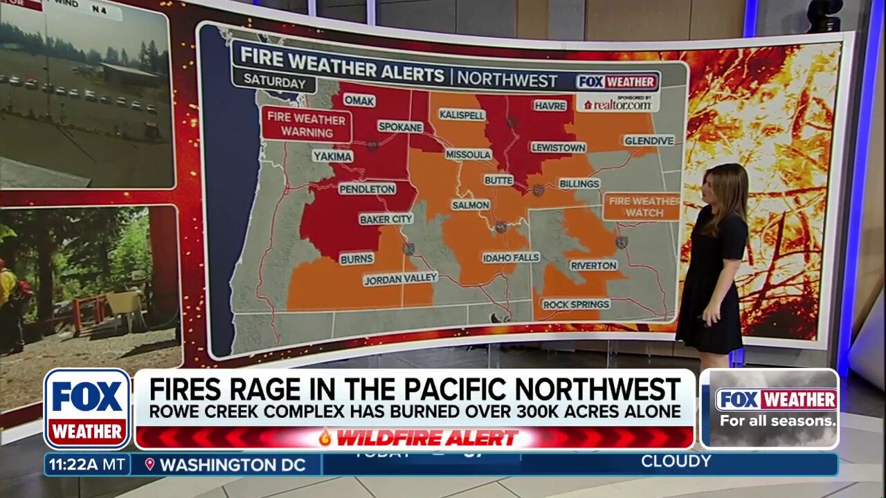Wildfires continue to rage across the Pacific Northwest